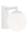 Argon ASPEN wall lamp 1 pł. 1x15W (max) opal mat white structure 3733