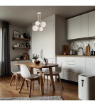 Pendant lamps spheres - Argon ASPEN 4 fl. pendant lamp 4x15W (max) opal mat white structure 1644 - product 2