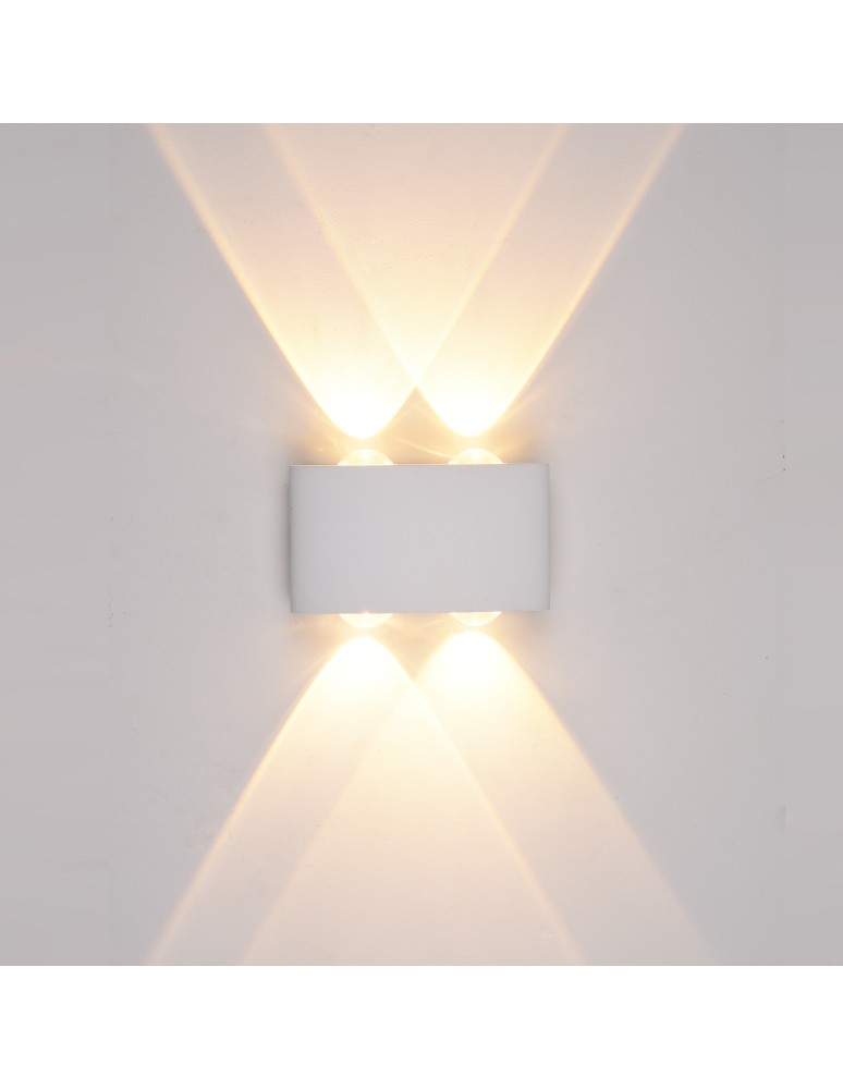 Outdoor wall lamps - ITALUX GILBERTO Wall lamp White LED 3000K IP54 PL-261W - product kolory-swiatla.pl 1