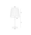 Red table lamps - Argon ASTI 1 fl. table lamp 1x15W (max) red chrome 3846 - product 4