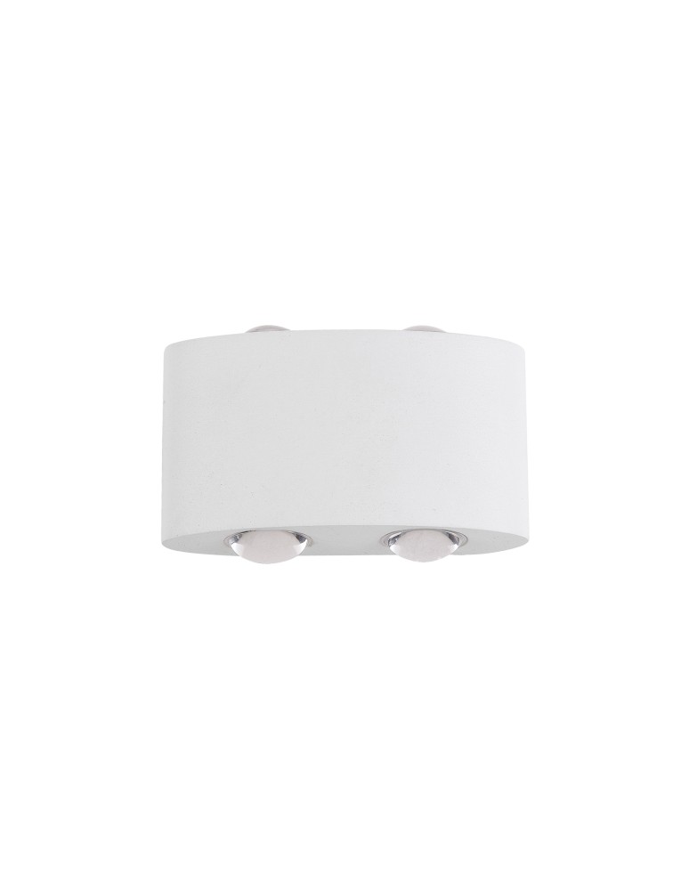 Outdoor wall lamps - ITALUX GILBERTO Wall lamp White LED 3000K IP54 PL-261W - product kolory-swiatla.pl 2