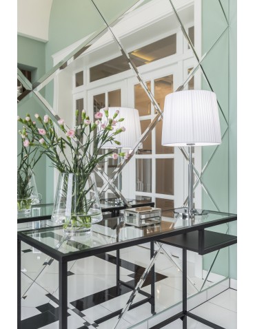 Argon ASTI 1 fl. table lamp 1x15W (max) white chrome 3847 - product 2