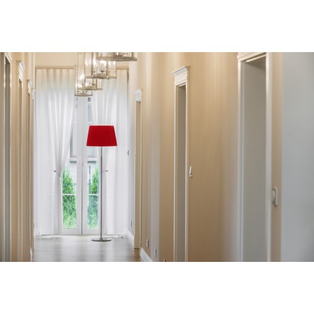 Argon ASTI lampa podłogowa 1 pł 1x15W (max) czerwony chrom 3848