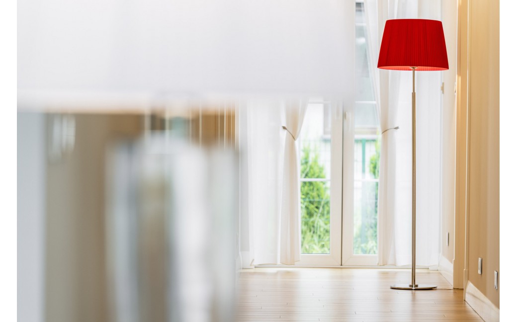 Argon ASTI lampa podłogowa 1 pł 1x15W (max) czerwony chrom 3848