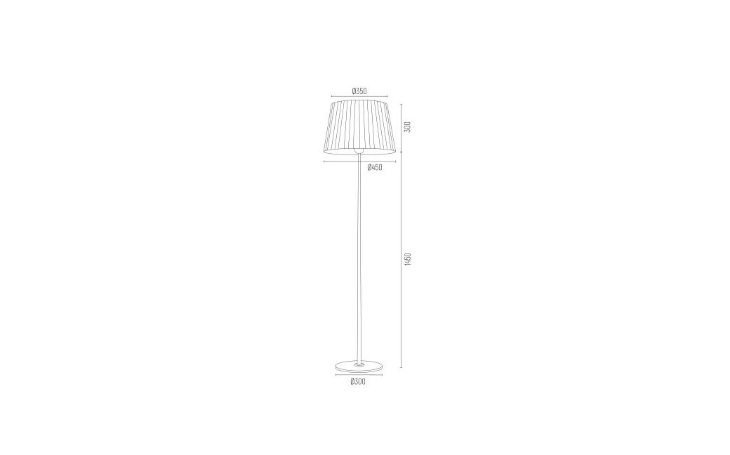 Argon ASTI lampa podłogowa 1 pł 1x15W (max) czerwony chrom 3848