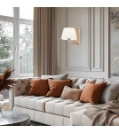 Wall lamps with lampshade - Argon ATRANI wall lamp 1 pł. 1x15W (max) cream old gold 8353 - product 3