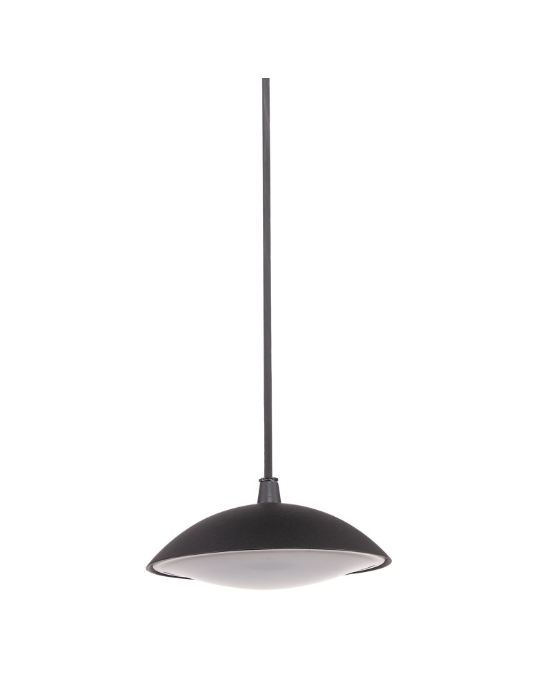 Outdoor pendant lamps - ITALUX PIOMBINO Pendant Black LED 3000K IP44 6694/BK-9 - product kolory-swiatla.pl 2