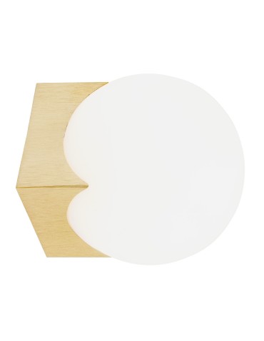 Argon AUSTIN wall lamp 1 pł. 1x7W (max) opal matt brushed brass 4714