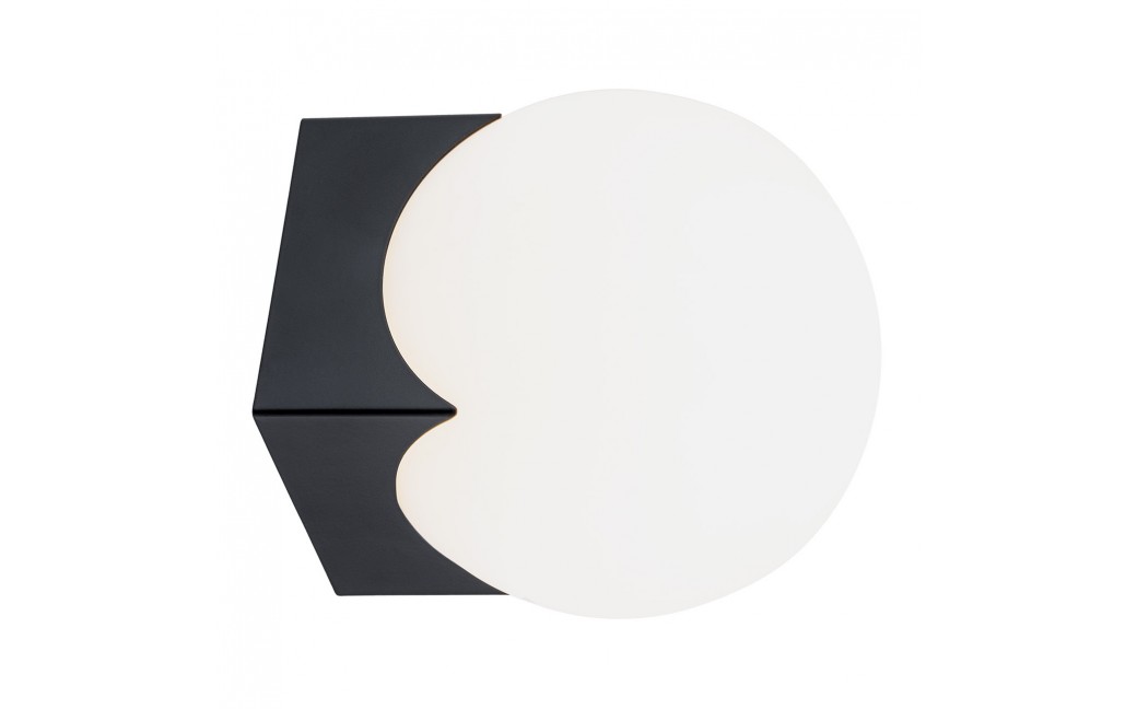 Argon AUSTIN kinkiet 1 pł. 1x7W (max) opal mat czarny mat 4715