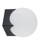 Wall lamps spheres - Argon AUSTIN wall lamp 1 pł. 1x7W (max) opal mat black mat 4715 - product 2