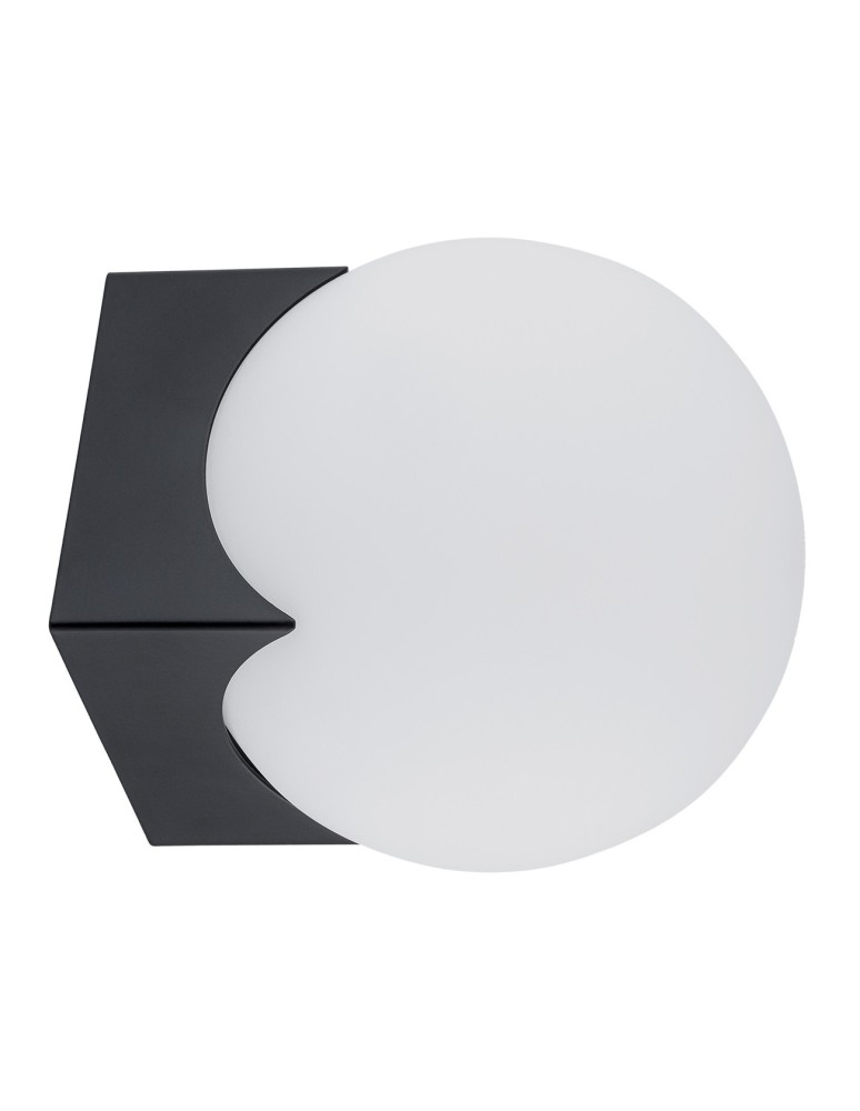 Wall lamps spheres - Argon AUSTIN wall lamp 1 pł. 1x7W (max) opal mat black mat 4715 - product kolory-swiatla.pl 2