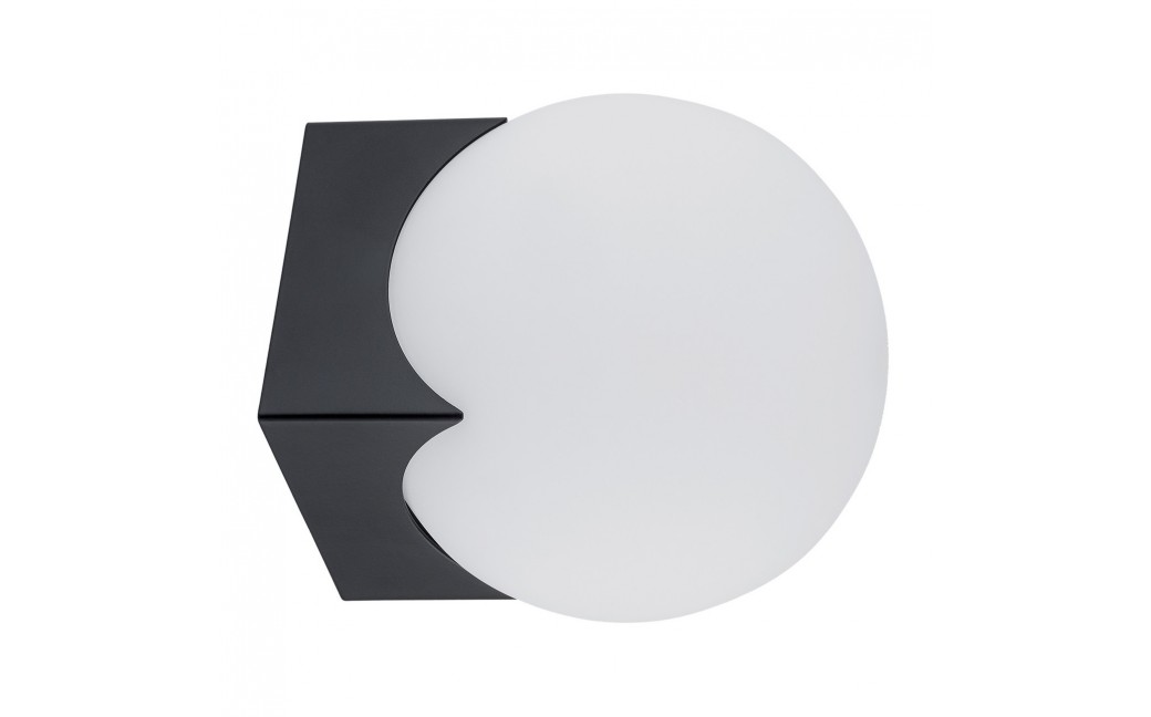 Argon AUSTIN kinkiet 1 pł. 1x7W (max) opal mat czarny mat 4715