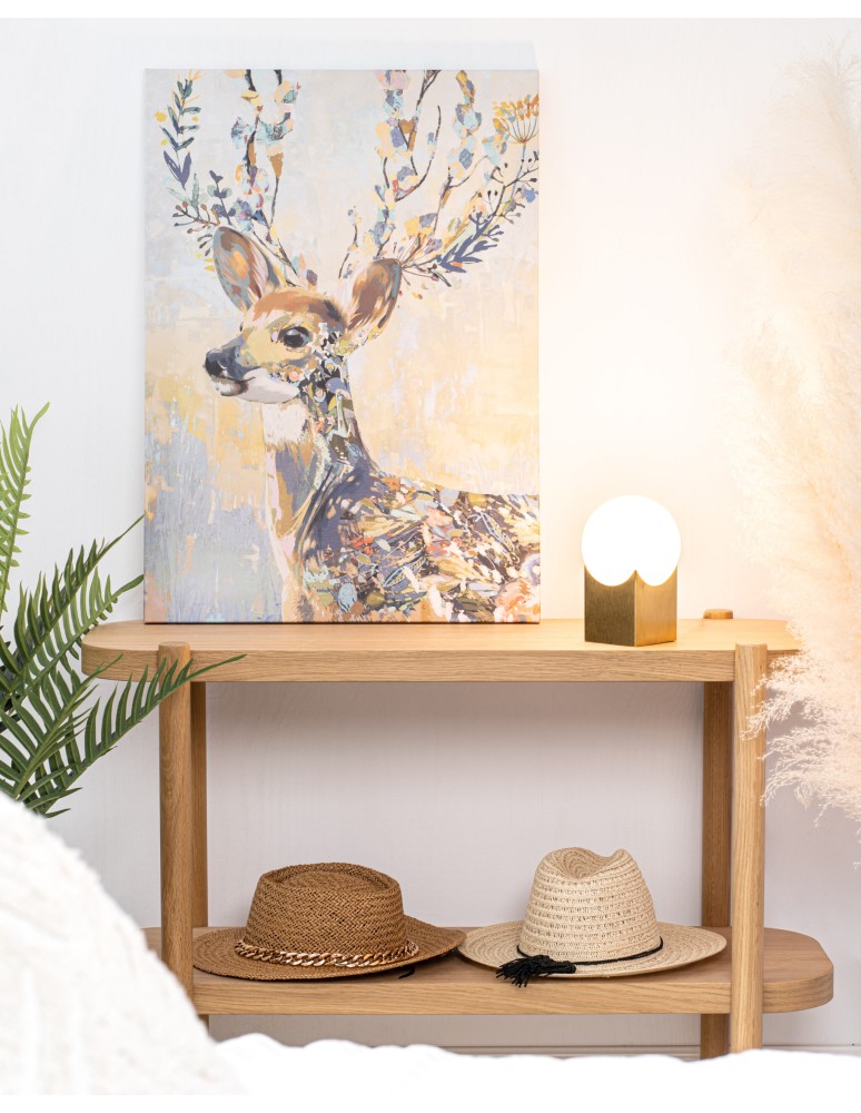 Decorative table lamps - Argon AUSTIN 1 fl. table lamp 1x7W (max) opal matt brushed brass 4720 - product kolory-swiatla.pl 2