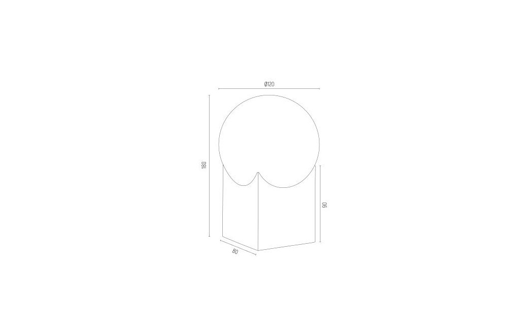 Argon AUSTIN lampa stołowa 1 pł. 1x7W (max) opal mat mosiądz szczotkowany 4720