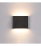 Outdoor wall lamps - ITALUX ROMANO Wall lamp Black LED 3000K IP54 PL-206B - product 1