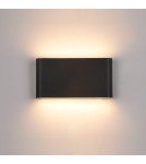 Outdoor wall lamps - ITALUX ROMANO Wall lamp Black LED 3000K IP54 PL-266B - product 1