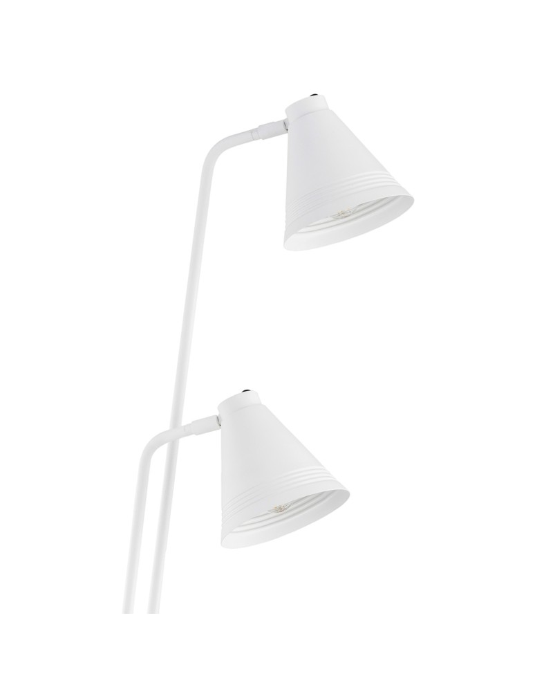 Floor lamps for reading - Argon AVALONE 2 fl. floor lamp 2x15W (max) white structure 7076 - product kolory-swiatla.pl 3