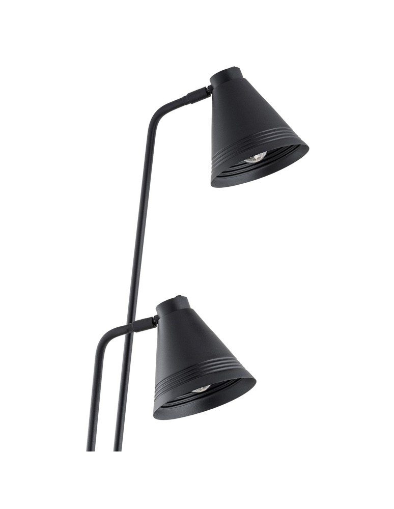 Floor lamps for reading - Argon AVALONE 2 fl. floor lamp 2x15W (max) black structure 7077 - product kolory-swiatla.pl 3