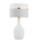 Table lamps - Argon BEJA 1 fl. table lamp 1x15W (max) white grey with gold decoration white gloss base 4359 - product 1