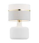 Table lamps - Argon BEJA 1 fl. table lamp 1x15W (max) white grey with gold decoration white gloss base 4361 - product 1
