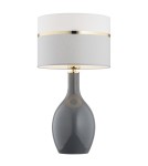 Table lamps - Argon BEJA 1 fl. table lamp 1x15W (max) white grey with gold decoration grey gloss base 4360 - product 1