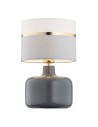 Argon BEJA 1 fl. table lamp 1x15W (max) white grey with gold decoration grey gloss base 4362