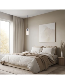 Argon BURGOS lampa wisząca 1 pł. 1x15W (max) opal mat chrom 4211 - produkt 2