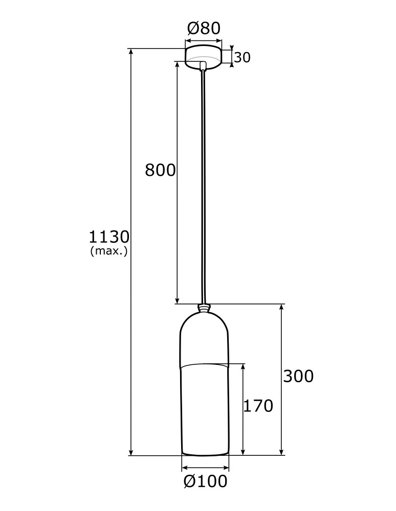 Single pendant lamps - Argon BURGOS pendant lamp 1 pł. 1x15W (max) opal mat chrome 4211 - product kolory-swiatla.pl 4