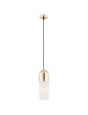 Argon BURGOS 1 fl. pendant lamp 1x15W (max) opal mat brass 4212