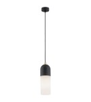 Single pendant lamps - Argon BURGOS 1 fl. pendant lamp 1x15W (max) opal mat black structure 4213 - product 1