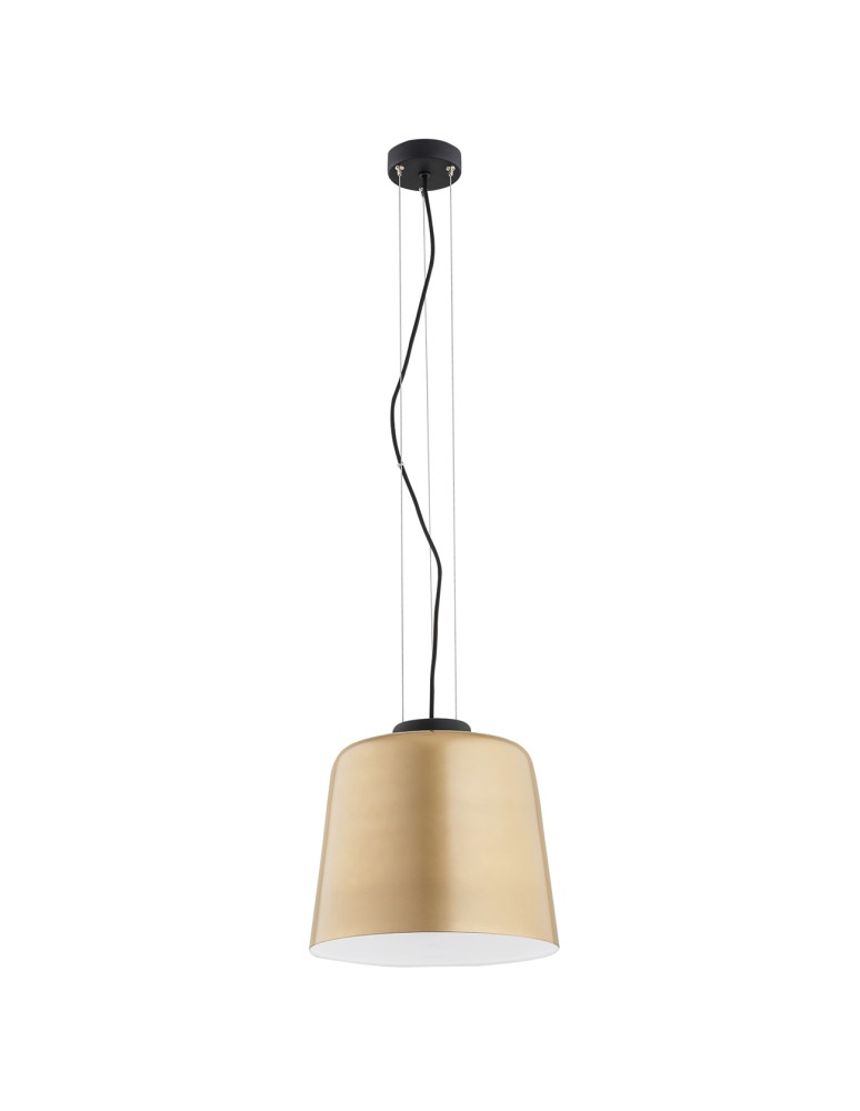 Single pendant lamps - Argon BERKLEY 1-fl. pendant lamp 1x15W (max) gold white 4690 - product kolory-swiatla.pl 2