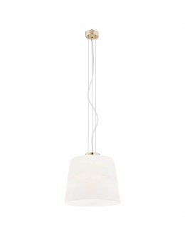 Argon BERKLEY lampa wisząca 1 pł. 1x15W (max) opal mat elementy mosiądzowane 4689 - produkt 2