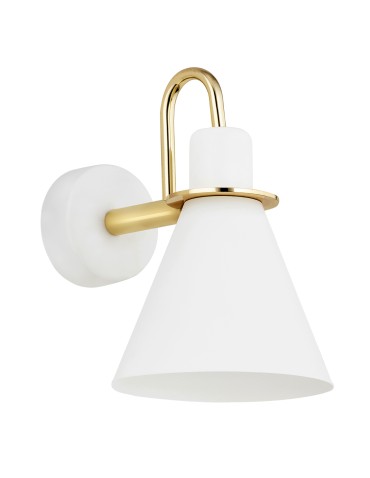 Argon BEVERLY kiniet 1 pł. 1x15W (max) biały struktura elementy mosiądzowane 4704