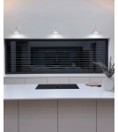 Argon BEVERLY kiniet 1 pł. 1x15W (max) biały struktura elementy mosiądzowane 4704