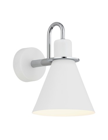 Argon BEVERLY kiniet 1 pł. 1x15W (max) biały struktura elementy chromowane 4705