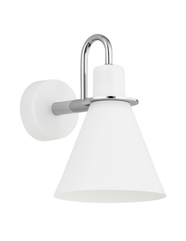 Argon BEVERLY kiniet 1 pł. 1x15W (max) biały struktura elementy chromowane 4705 - produkt 2