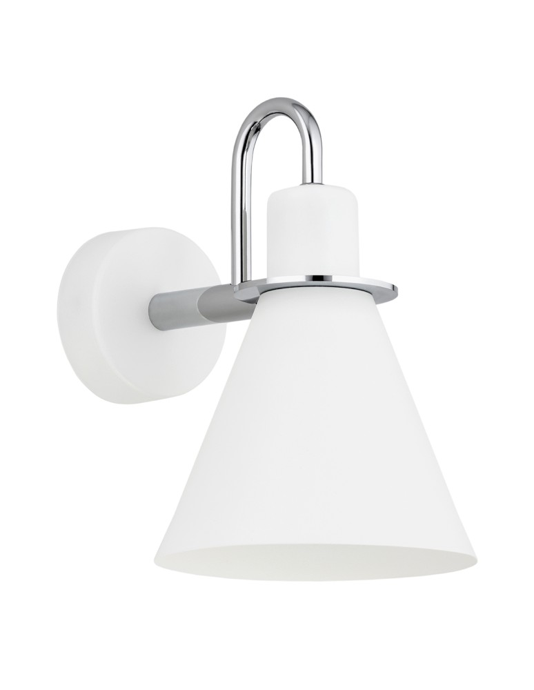 Argon BEVERLY kiniet 1 pł. 1x15W (max) biały struktura elementy chromowane 4705