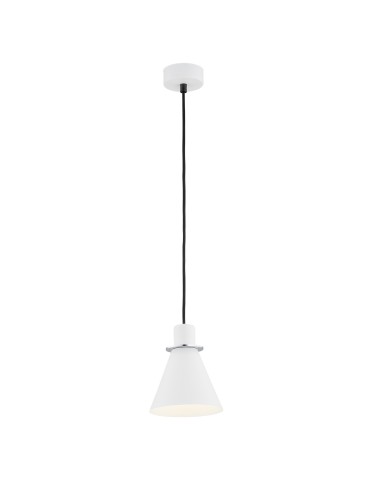 Argon BEVERLY pendant lamp 1 pł. 1x15W (max) white structure chrome elements 4681