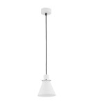 Single pendant lamps - Argon BEVERLY pendant lamp 1 pł. 1x15W (max) white structure chrome elements 4681 - product 2