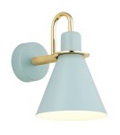 Argon BEVERLY kiniet 1 pł. 1x15W (max) błękit mat elementy mosiądzowane 4706