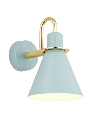 Argon BEVERLY kiniet 1 pł. 1x15W (max) błękit mat elementy mosiądzowane 4706