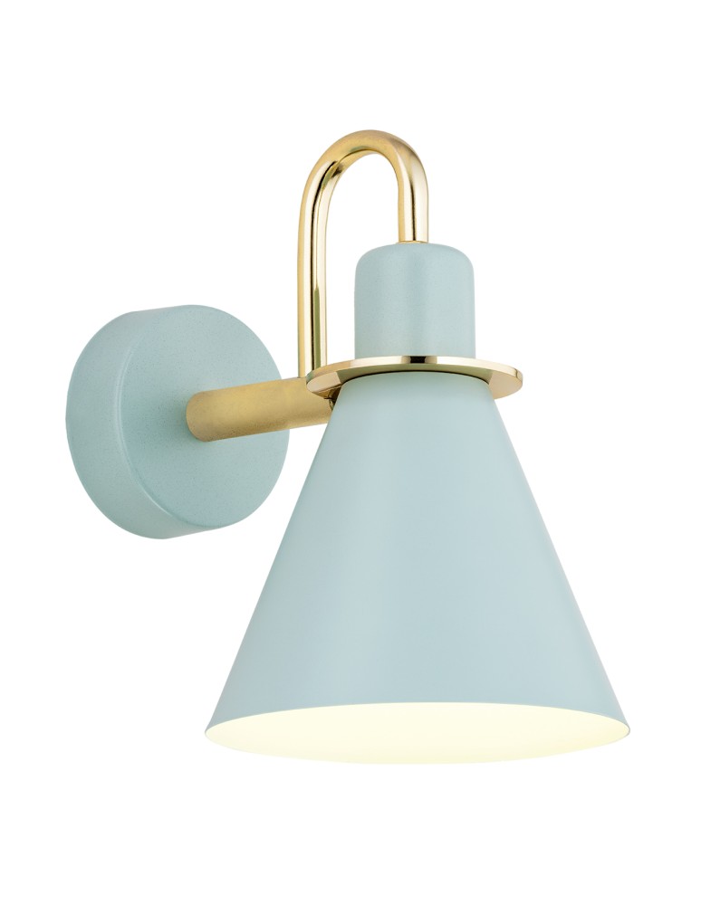 Argon BEVERLY kiniet 1 pł. 1x15W (max) błękit mat elementy mosiądzowane 4706