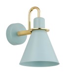 Argon BEVERLY kiniet 1 pł. 1x15W (max) błękit mat elementy mosiądzowane 4706