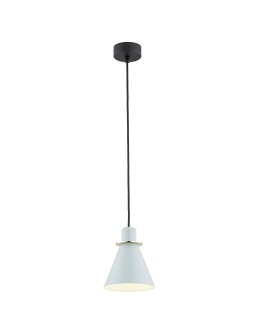 Argon BEVERLY lampa wisząca 1 pł. 1x15W (max) błękit mat elementy mosiądzowane 4682