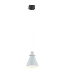 Single pendant lamps - Argon BEVERLY pendant lamp 1 pł. 1x15W (max) matte blue chrome elements 4683 - product 1