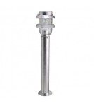 Standing garden lamps - ITALUX TIVOLI Silver Post 1xE27 IP44 66315-60/G - product 1