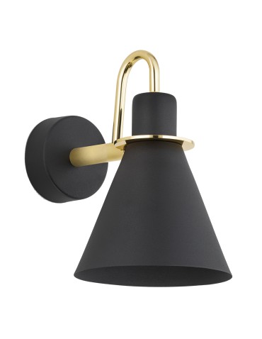 Argon BEVERLY kiniet 1 pł. 1x15W (max) czarny struktura elementy mosiądzowane 4708 - produkt 2