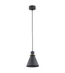Single pendant lamps - Argon BEVERLY pendant lamp 1 pł. 1x15W (max) black structure brass elements 4687 - product 2
