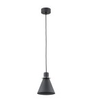 Single pendant lamps - Argon BEVERLY pendant lamp 1 pł. 1x15W (max) black structure chrome elements 4688 - product 2