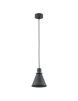 Argon BEVERLY lampa wisząca 1 pł. 1x15W (max) czarny struktura elementy chromowane 4688 - produkt 2